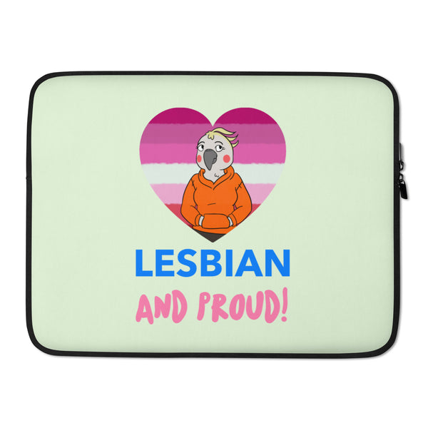  Lesbian And Proud Laptop Sleeve by Queer In The World Originals sold by Queer In The World: The Shop - LGBT Merch Fashion
