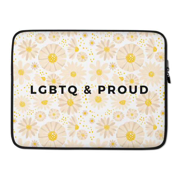  LGBTQ & Proud Laptop Sleeve by Queer In The World Originals sold by Queer In The World: The Shop - LGBT Merch Fashion