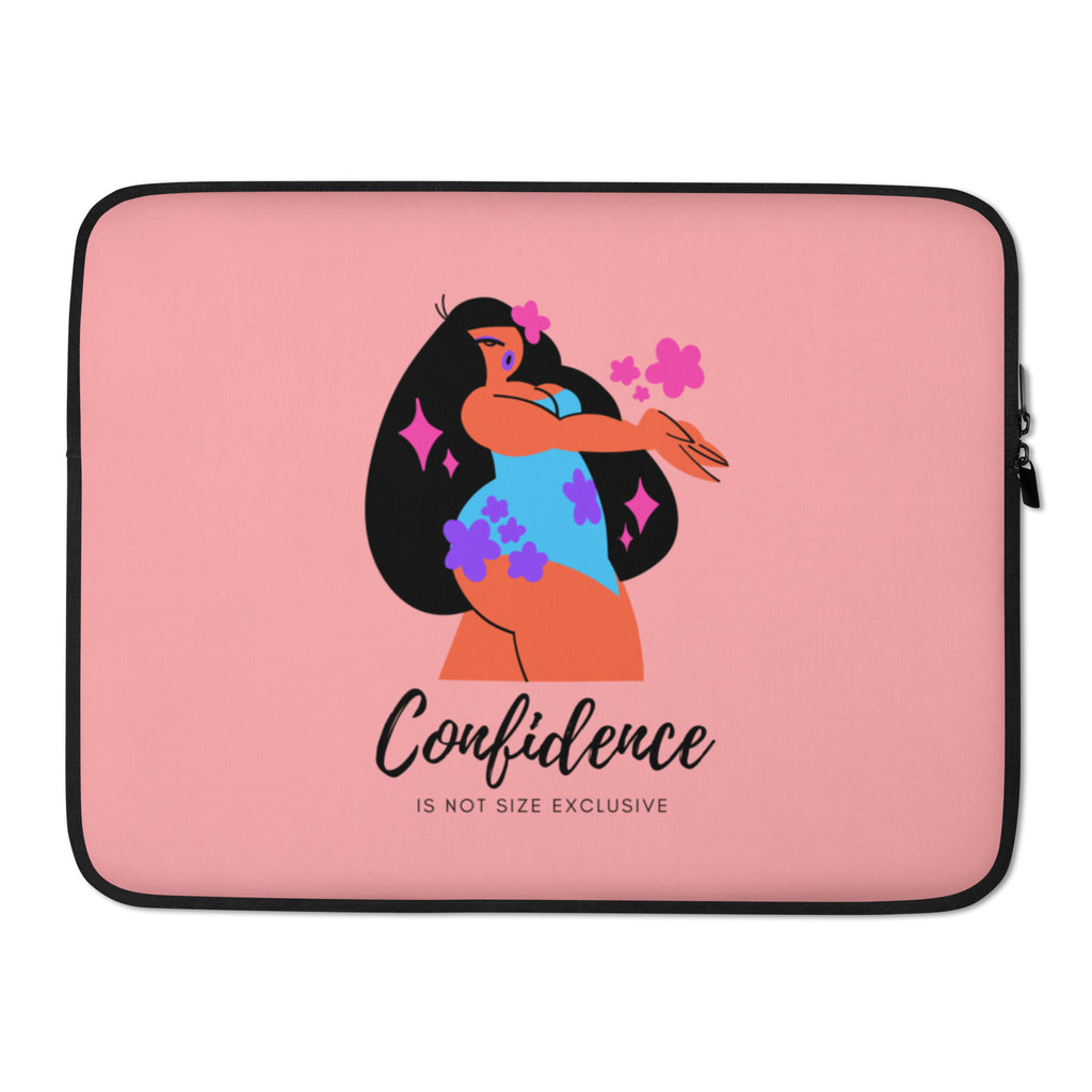  Body Confidence Laptop Sleeve by Queer In The World Originals sold by Queer In The World: The Shop - LGBT Merch Fashion