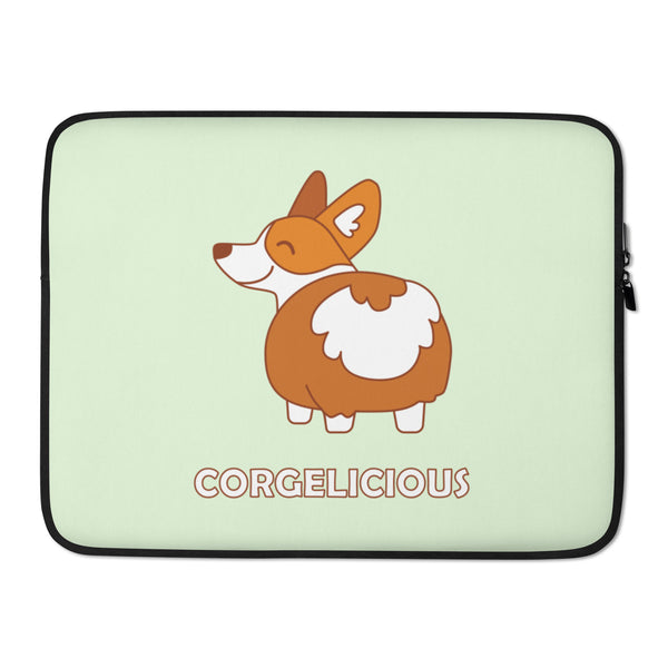  Corgelicious Laptop Sleeve by Queer In The World Originals sold by Queer In The World: The Shop - LGBT Merch Fashion