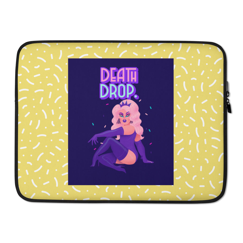  Death Drop Laptop Sleeve by Queer In The World Originals sold by Queer In The World: The Shop - LGBT Merch Fashion