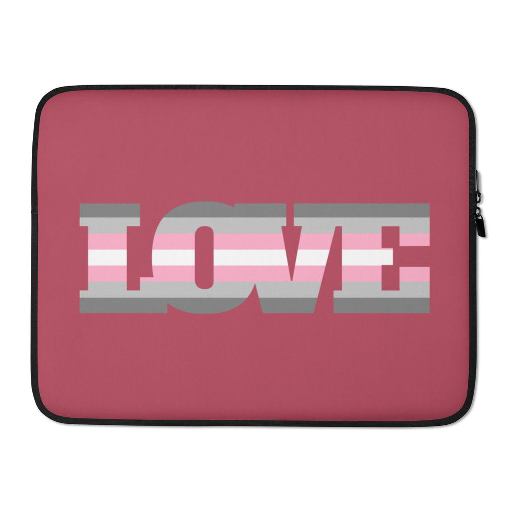  Demigirl Love Laptop Sleeve by Queer In The World Originals sold by Queer In The World: The Shop - LGBT Merch Fashion