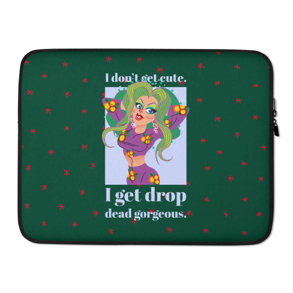  Drop Dead Gorgeous Laptop Sleeve by Queer In The World Originals sold by Queer In The World: The Shop - LGBT Merch Fashion