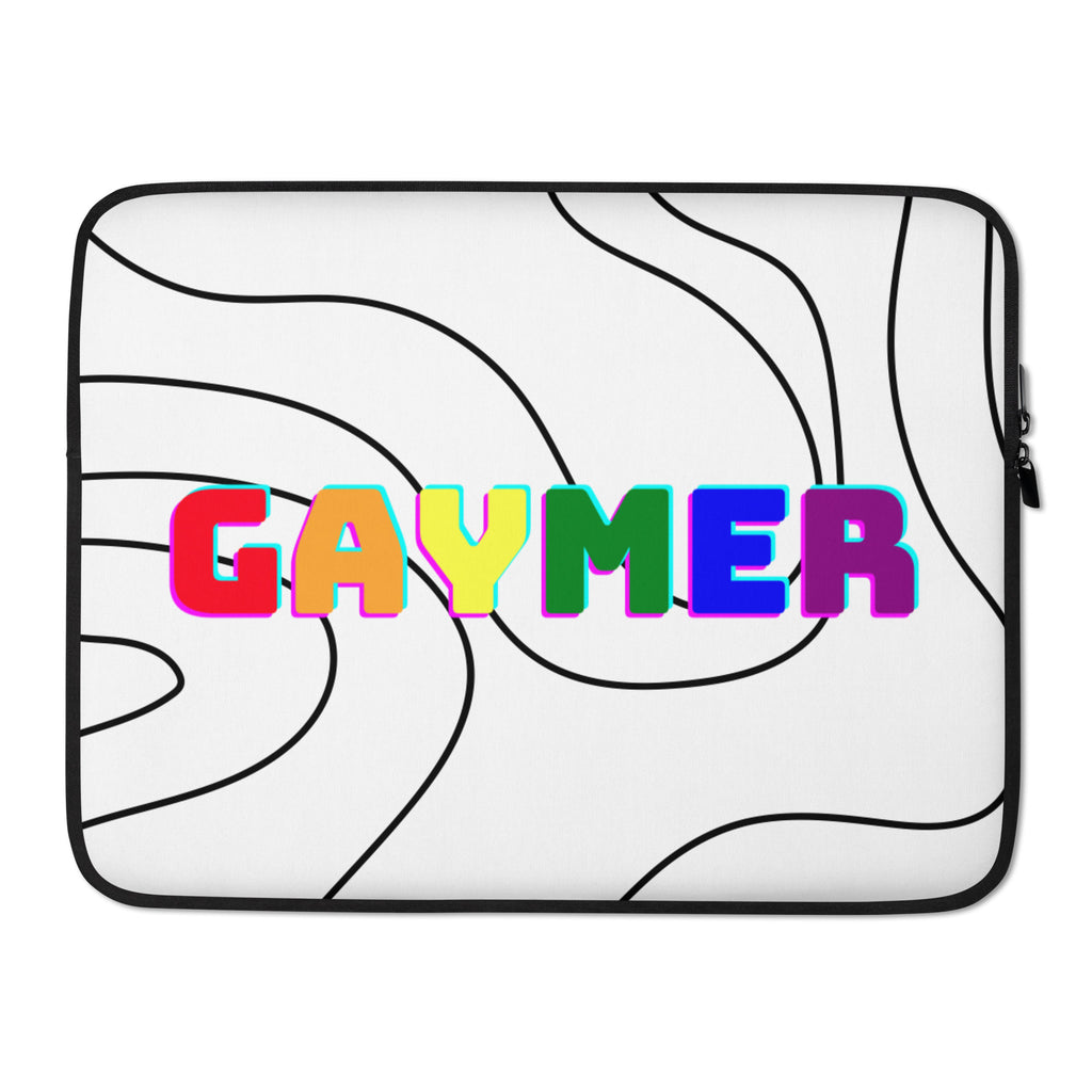  Gaymer Laptop Sleeve by Queer In The World Originals sold by Queer In The World: The Shop - LGBT Merch Fashion
