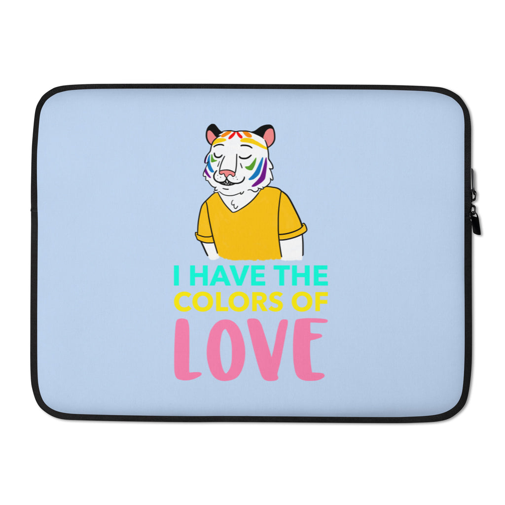  I Have The Colors Of Love Laptop Sleeve by Queer In The World Originals sold by Queer In The World: The Shop - LGBT Merch Fashion