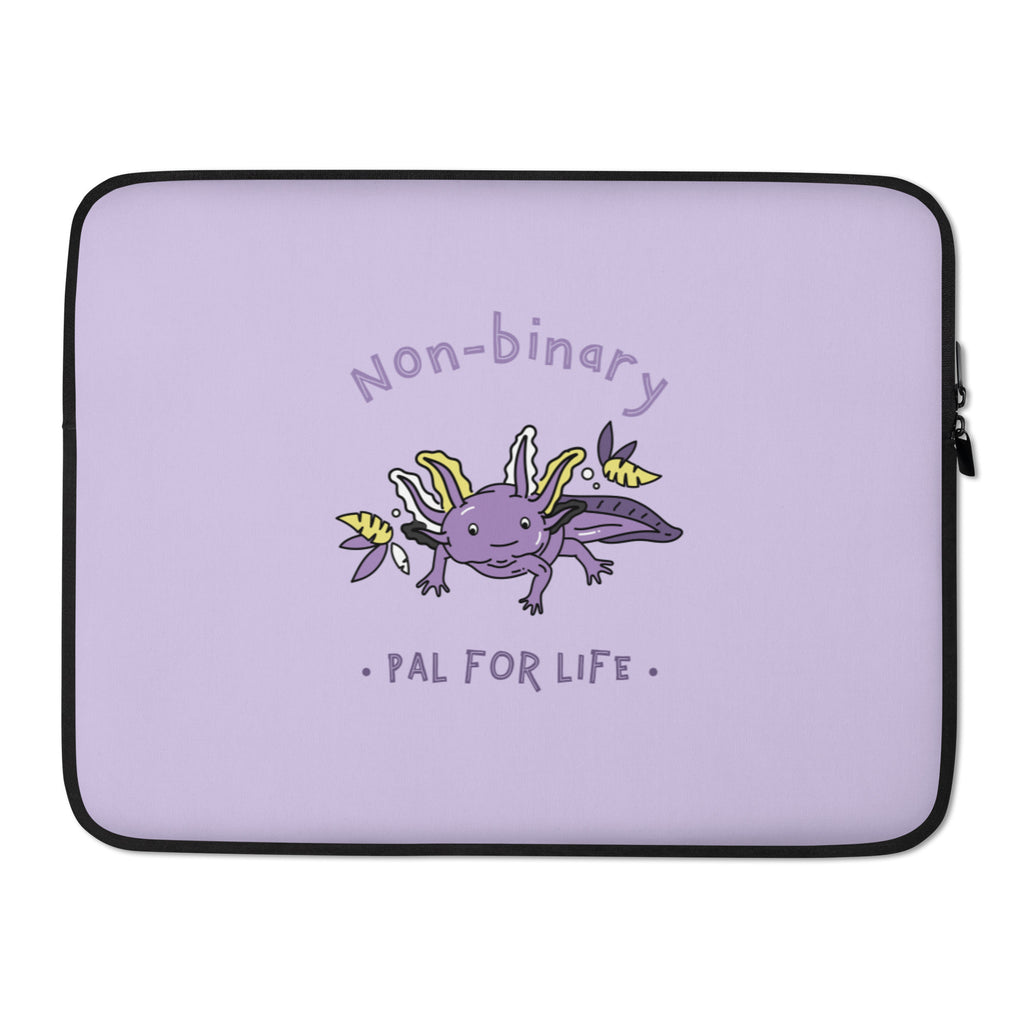  Non-Binary Pal For Life Laptop Sleeve by Queer In The World Originals sold by Queer In The World: The Shop - LGBT Merch Fashion