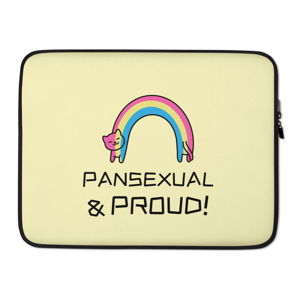  Pansexual & Proud Laptop Sleeve by Queer In The World Originals sold by Queer In The World: The Shop - LGBT Merch Fashion