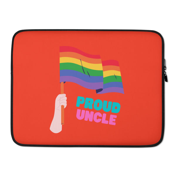  Proud Uncle Laptop Sleeve by Queer In The World Originals sold by Queer In The World: The Shop - LGBT Merch Fashion