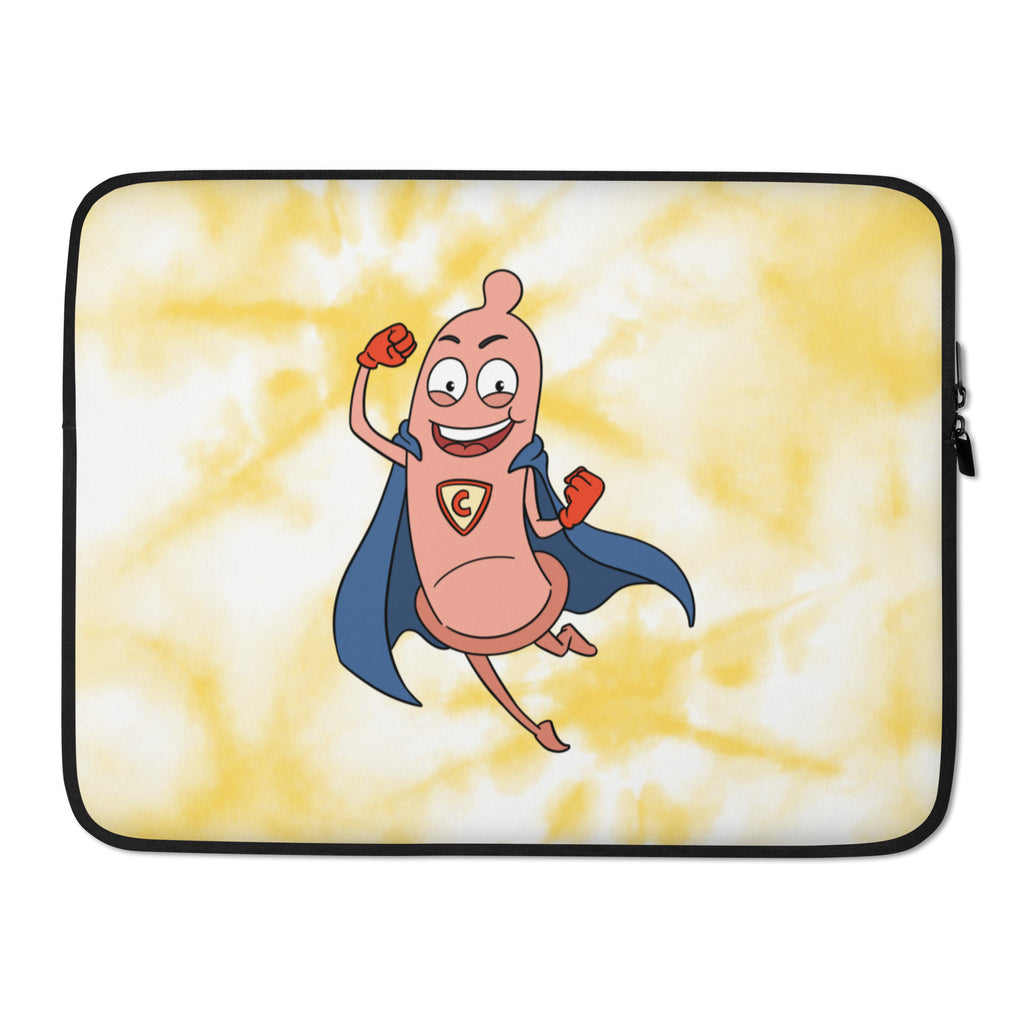  Super Condom Laptop Sleeve by Queer In The World Originals sold by Queer In The World: The Shop - LGBT Merch Fashion