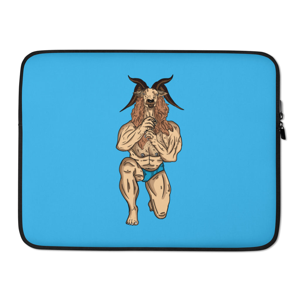  Throat Goat Laptop Sleeve by Queer In The World Originals sold by Queer In The World: The Shop - LGBT Merch Fashion