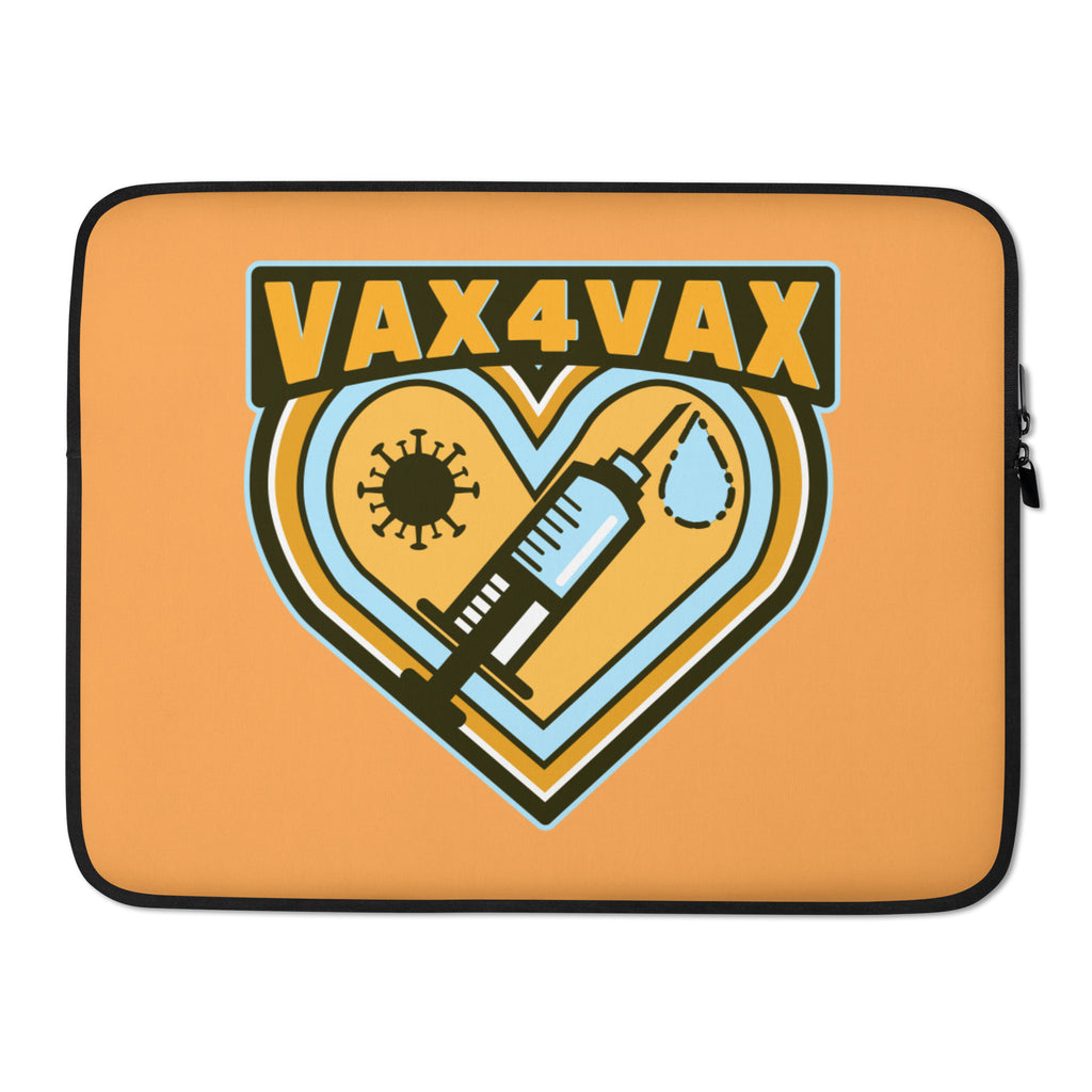  Vax 4 Vax Laptop Sleeve by Queer In The World Originals sold by Queer In The World: The Shop - LGBT Merch Fashion
