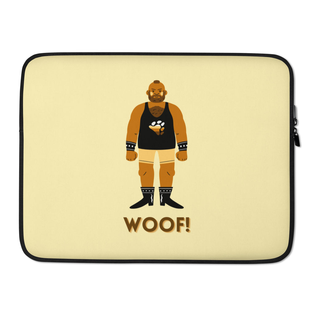  Woof! Gay Bear Laptop Sleeve by Queer In The World Originals sold by Queer In The World: The Shop - LGBT Merch Fashion