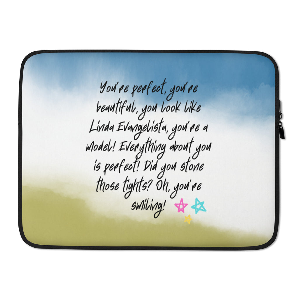  You Look Like Linda Evangelista Laptop Sleeve by Queer In The World Originals sold by Queer In The World: The Shop - LGBT Merch Fashion