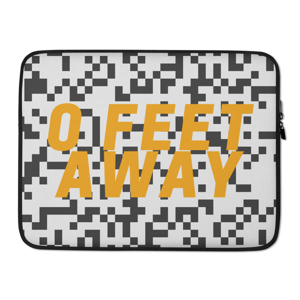  Zero Feet Away Grindr Laptop Sleeve by Queer In The World Originals sold by Queer In The World: The Shop - LGBT Merch Fashion