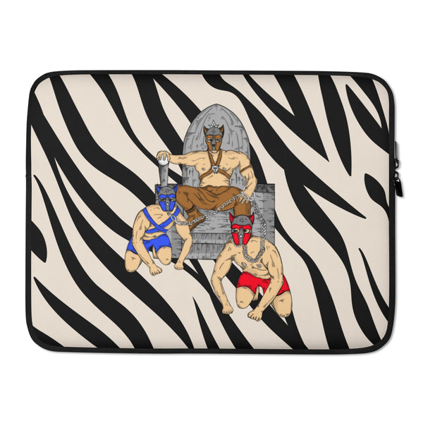  Pup Play Laptop Sleeve by Queer In The World Originals sold by Queer In The World: The Shop - LGBT Merch Fashion