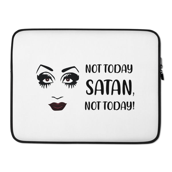  Not Today Satan Laptop Sleeve by Queer In The World Originals sold by Queer In The World: The Shop - LGBT Merch Fashion