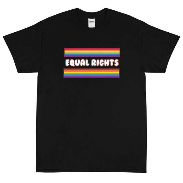 Black Equal Rights T-Shirt by Queer In The World Originals sold by Queer In The World: The Shop - LGBT Merch Fashion