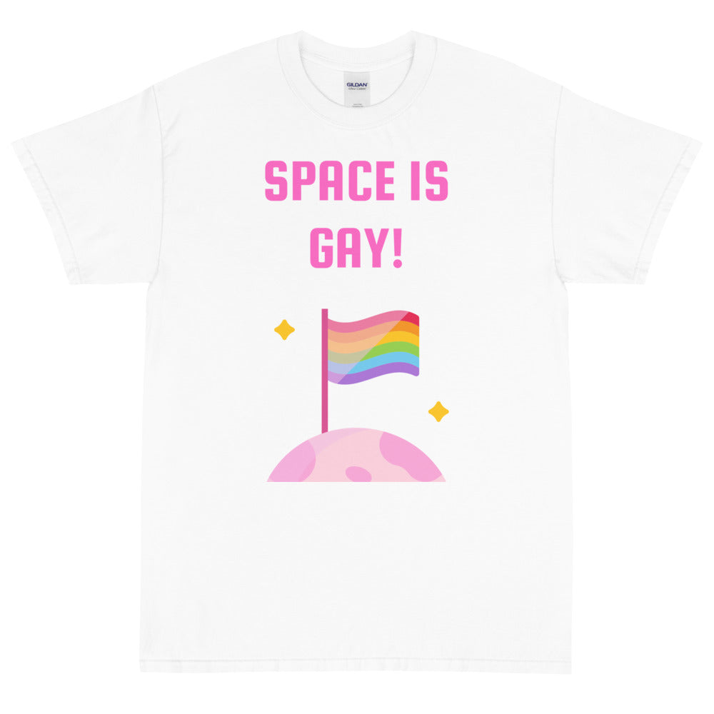 White Space Is Gay T-Shirt by Queer In The World Originals sold by Queer In The World: The Shop - LGBT Merch Fashion