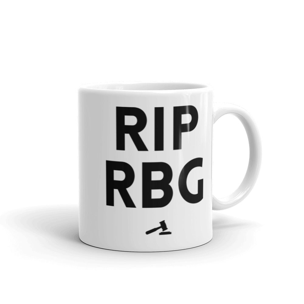  RIP RBG Mug by Printful sold by Queer In The World: The Shop - LGBT Merch Fashion