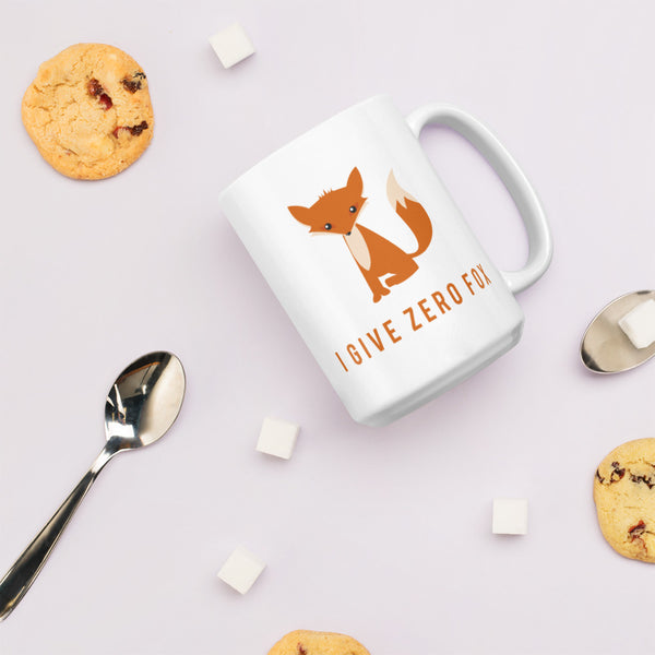  I Give Zero Fox Mug by Queer In The World Originals sold by Queer In The World: The Shop - LGBT Merch Fashion