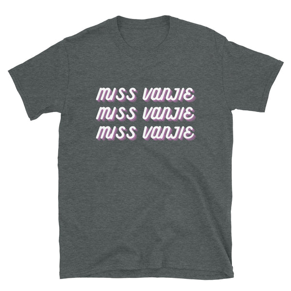 Dark Heather Miss Vanjie T-Shirt by Queer In The World Originals sold by Queer In The World: The Shop - LGBT Merch Fashion