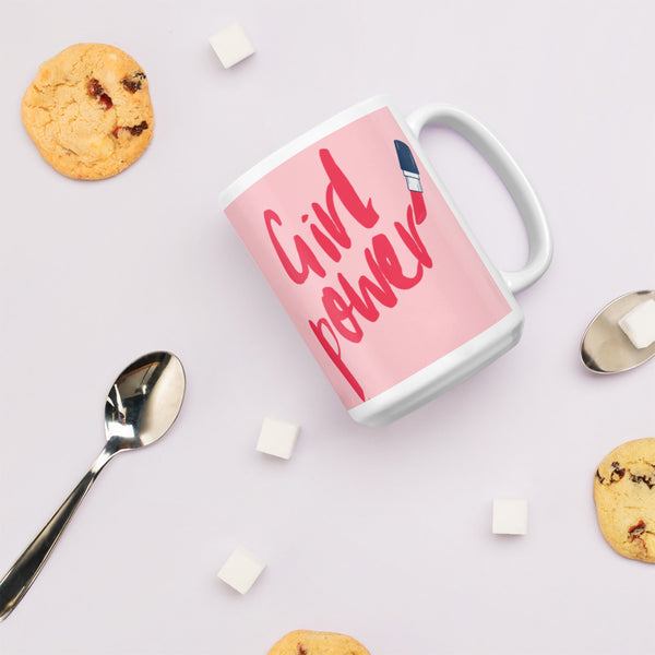  Girl Power Mug by Queer In The World Originals sold by Queer In The World: The Shop - LGBT Merch Fashion