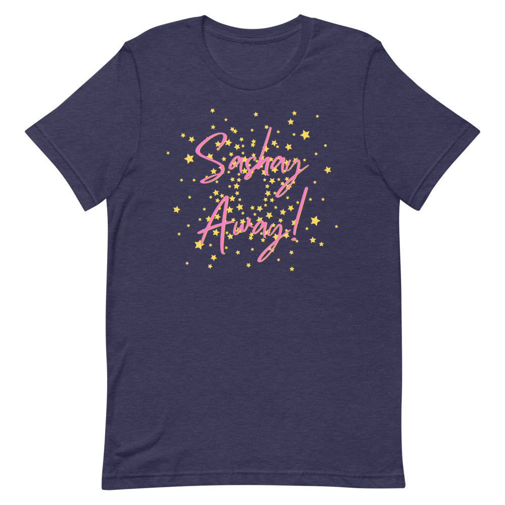 Heather Midnight Navy Sashay Away T-Shirt by Queer In The World Originals sold by Queer In The World: The Shop - LGBT Merch Fashion