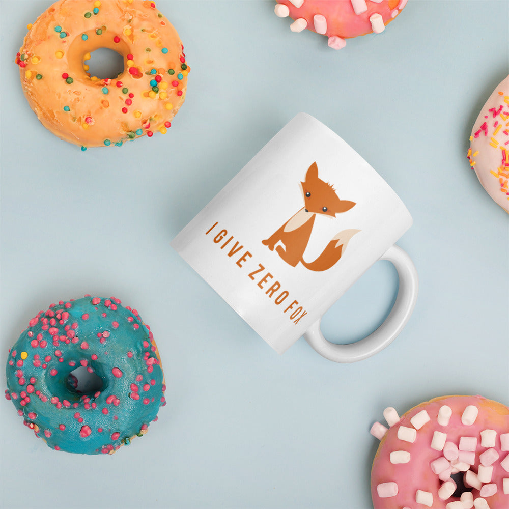  I Give Zero Fox Mug by Printful sold by Queer In The World: The Shop - LGBT Merch Fashion