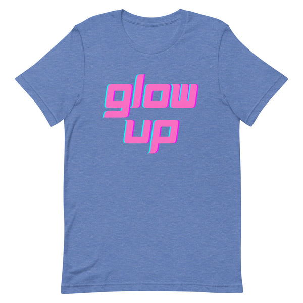 Heather True Royal Glow Up T-Shirt by Queer In The World Originals sold by Queer In The World: The Shop - LGBT Merch Fashion