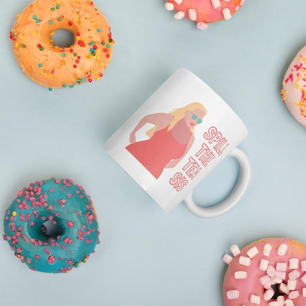  Spill The Tea Mug by Queer In The World Originals sold by Queer In The World: The Shop - LGBT Merch Fashion