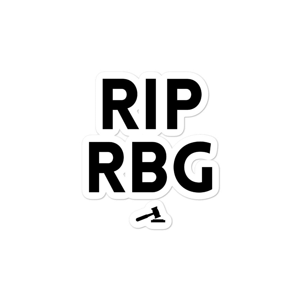  RIP RBG Bubble-Free Stickers by Queer In The World Originals sold by Queer In The World: The Shop - LGBT Merch Fashion