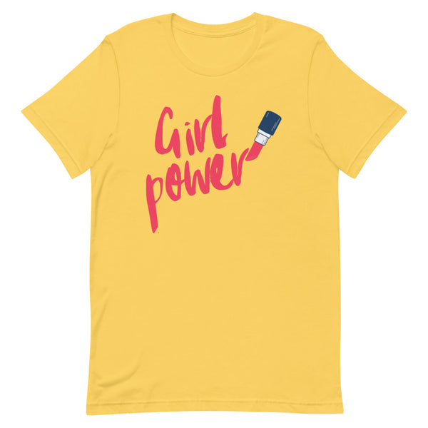 Yellow Girl Power T-Shirt by Queer In The World Originals sold by Queer In The World: The Shop - LGBT Merch Fashion