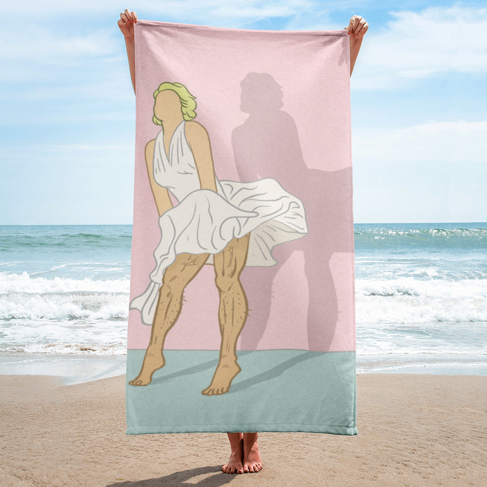  Daddy Monroe Towel by Queer In The World Originals sold by Queer In The World: The Shop - LGBT Merch Fashion