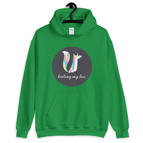 Irish Green Feeling My Fox Unisex Hoodie by Queer In The World Originals sold by Queer In The World: The Shop - LGBT Merch Fashion