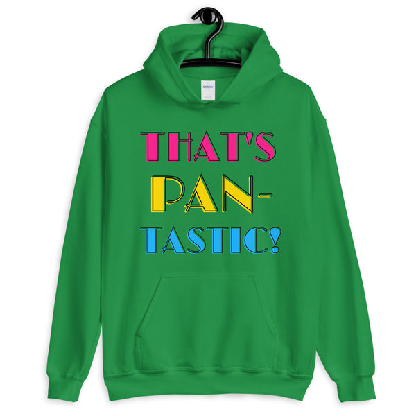Irish Green That's Pan-Tastic! Unisex Hoodie by Queer In The World Originals sold by Queer In The World: The Shop - LGBT Merch Fashion