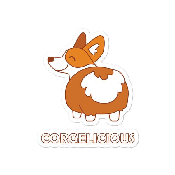  Corgelicious Bubble-Free Stickers by Queer In The World Originals sold by Queer In The World: The Shop - LGBT Merch Fashion