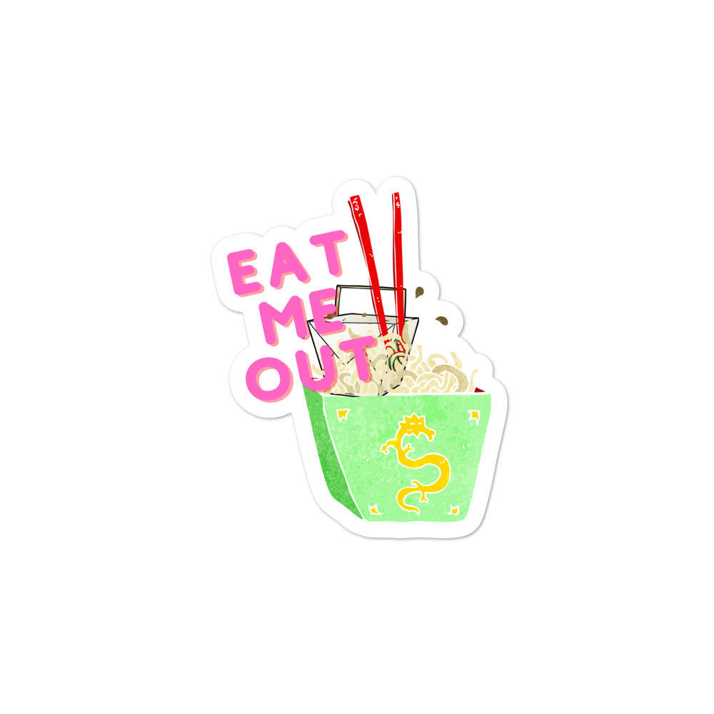  Eat Me Out Bubble-Free Stickers by Queer In The World Originals sold by Queer In The World: The Shop - LGBT Merch Fashion