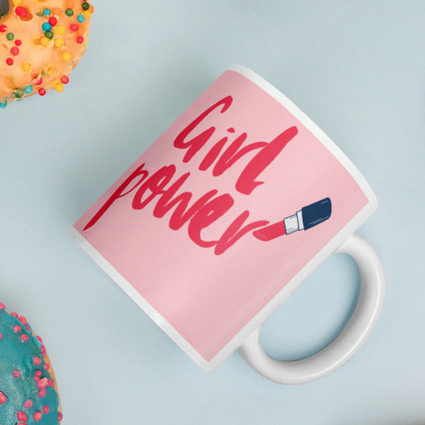  Girl Power Mug by Queer In The World Originals sold by Queer In The World: The Shop - LGBT Merch Fashion