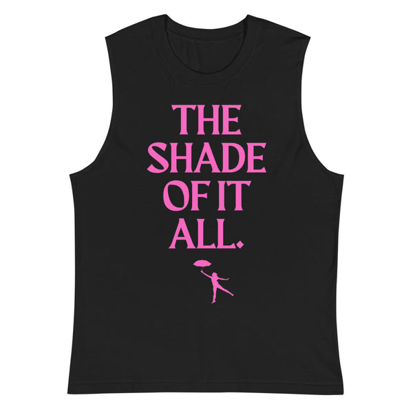 Black The Shade of It All Muscle Top by Queer In The World Originals sold by Queer In The World: The Shop - LGBT Merch Fashion