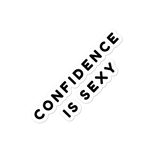  Confidence Is Sexy Bubble-Free Stickers by Queer In The World Originals sold by Queer In The World: The Shop - LGBT Merch Fashion