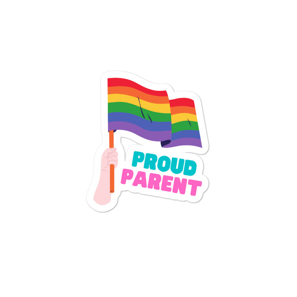  Proud Parent Bubble-Free Stickers by Queer In The World Originals sold by Queer In The World: The Shop - LGBT Merch Fashion