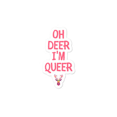 Queer Bubble-Free Stickers – Queer In The World: The Shop