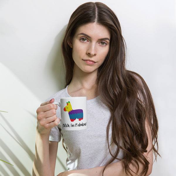 Bitch I'm Fabulous! Mug by Queer In The World Originals sold by Queer In The World: The Shop - LGBT Merch Fashion