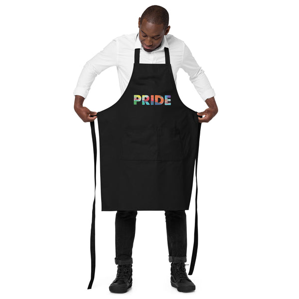  Pride Organic Cotton Apron by Queer In The World Originals sold by Queer In The World: The Shop - LGBT Merch Fashion