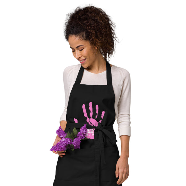  Stop Your Inner Saboteur Organic Cotton Apron by Queer In The World Originals sold by Queer In The World: The Shop - LGBT Merch Fashion