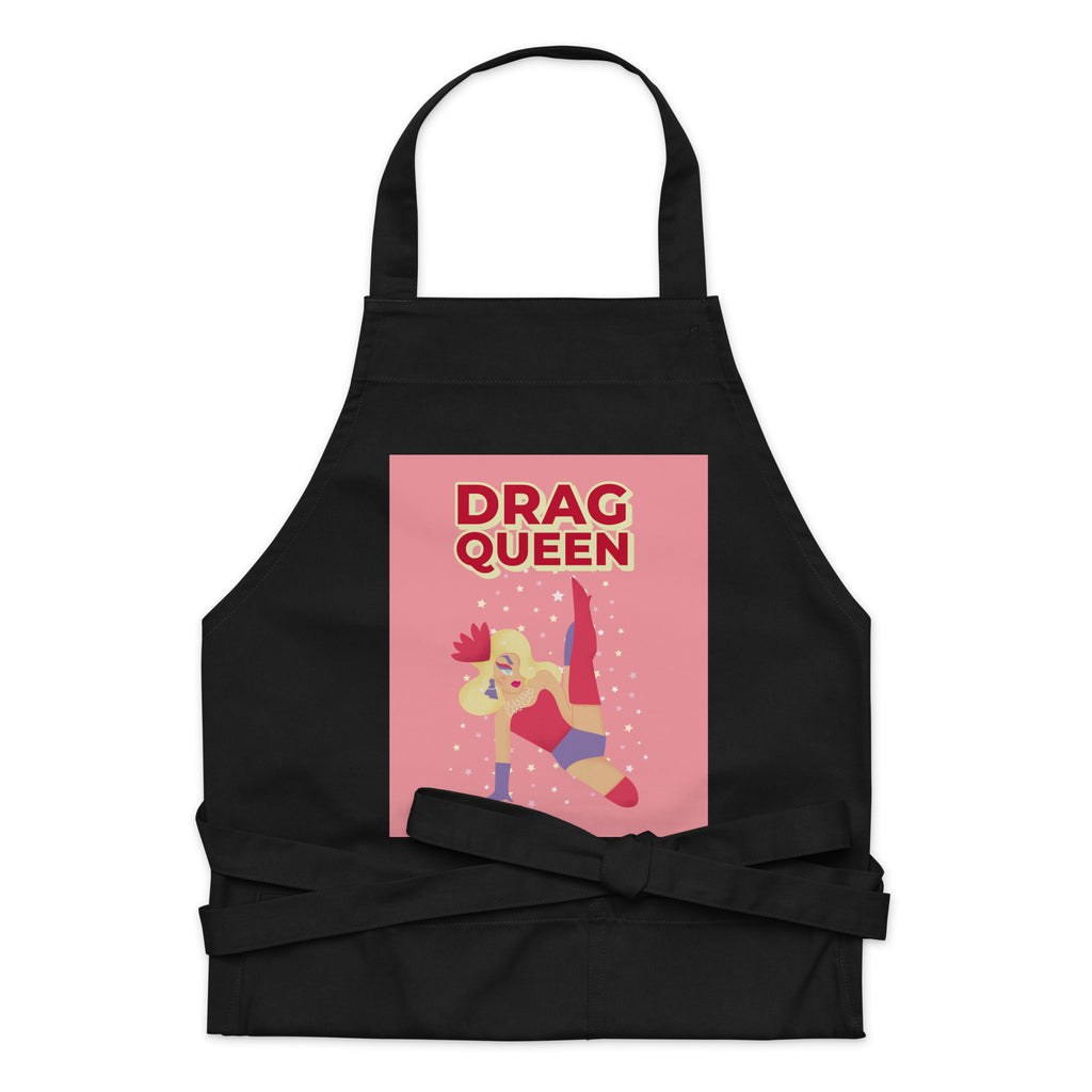  Drag Queen Organic Cotton Apron by Queer In The World Originals sold by Queer In The World: The Shop - LGBT Merch Fashion