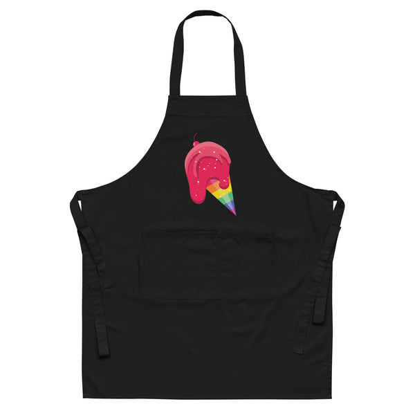 Gay Icecream Organic Cotton Apron by Queer In The World Originals sold by Queer In The World: The Shop - LGBT Merch Fashion