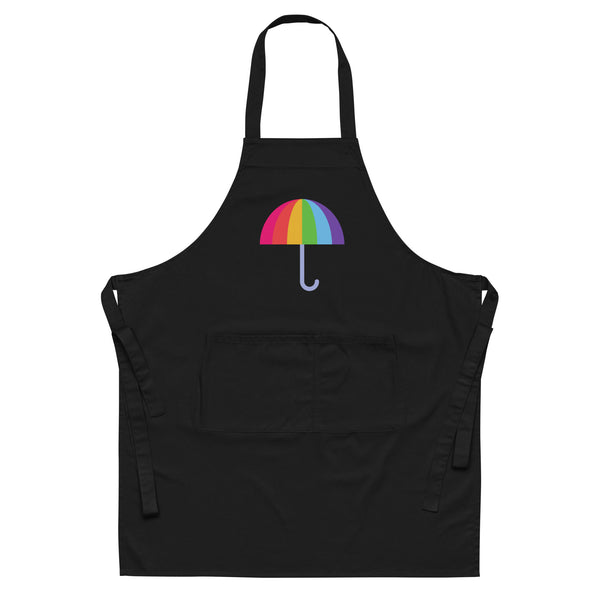  Gay Umbrella Organic Cotton Apron by Queer In The World Originals sold by Queer In The World: The Shop - LGBT Merch Fashion