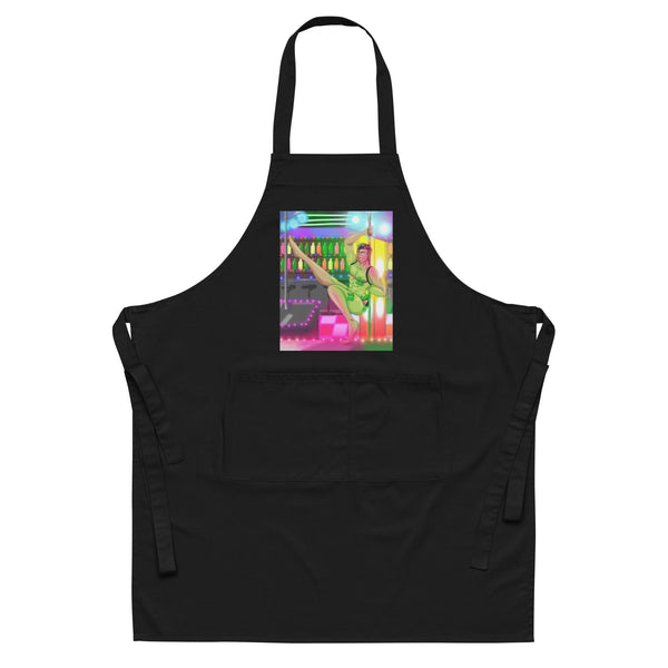 Love At A Gay GoGo Bar Organic Cotton Apron by Queer In The World Originals sold by Queer In The World: The Shop - LGBT Merch Fashion
