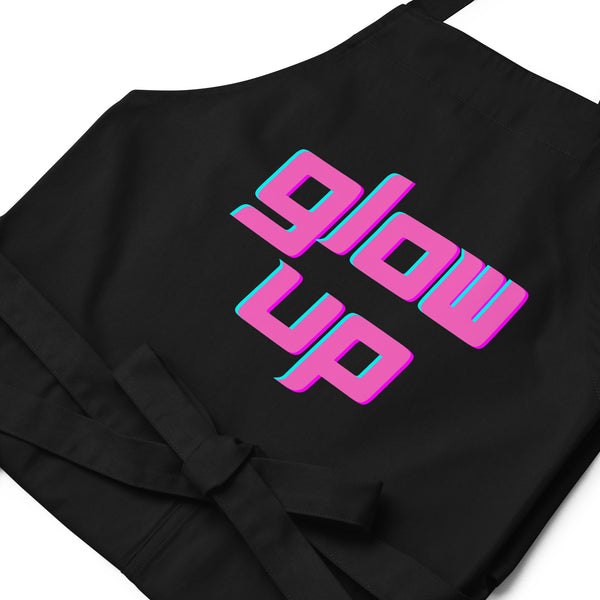  Glow Up Organic Cotton Apron by Queer In The World Originals sold by Queer In The World: The Shop - LGBT Merch Fashion